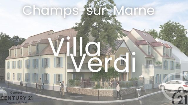 Appartement F3 à vendre - 3 pièces - 61.46 m2 - CHAMPS SUR MARNE - 77 - ILE-DE-FRANCE - Century 21 Agence Du Val